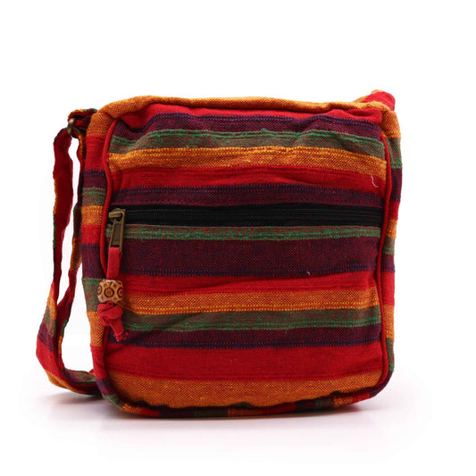 Nepal Sling Bag in Sunset Red – Stylische Umhängetasche