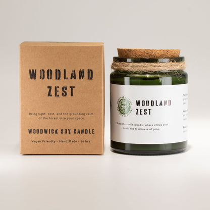 Greenman Duftkerze Woodland Zest im Glas