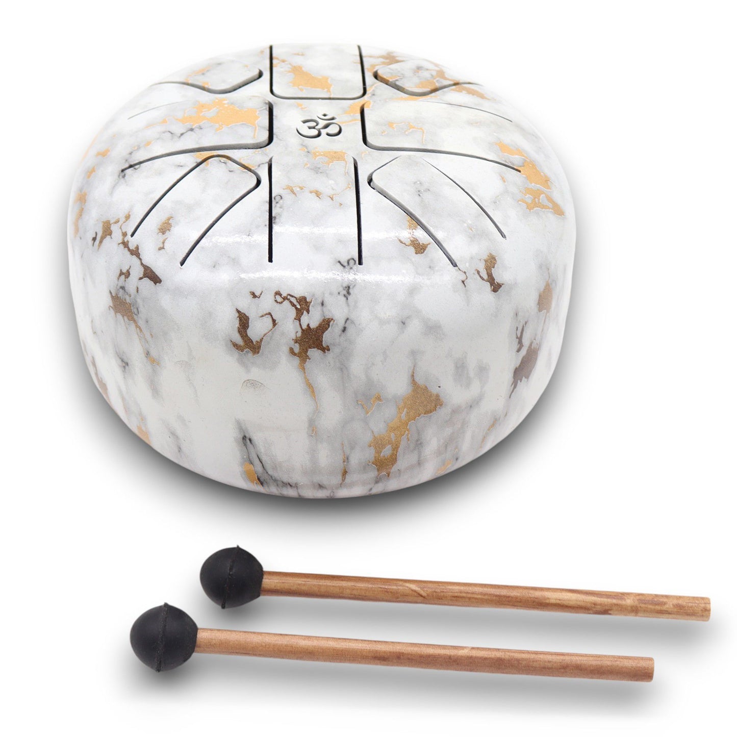 Med Steel Tongue Happy Drums  Marmor - 17x13cm