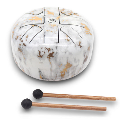 Med Steel Tongue Happy Drums  Marmor - 17x13cm