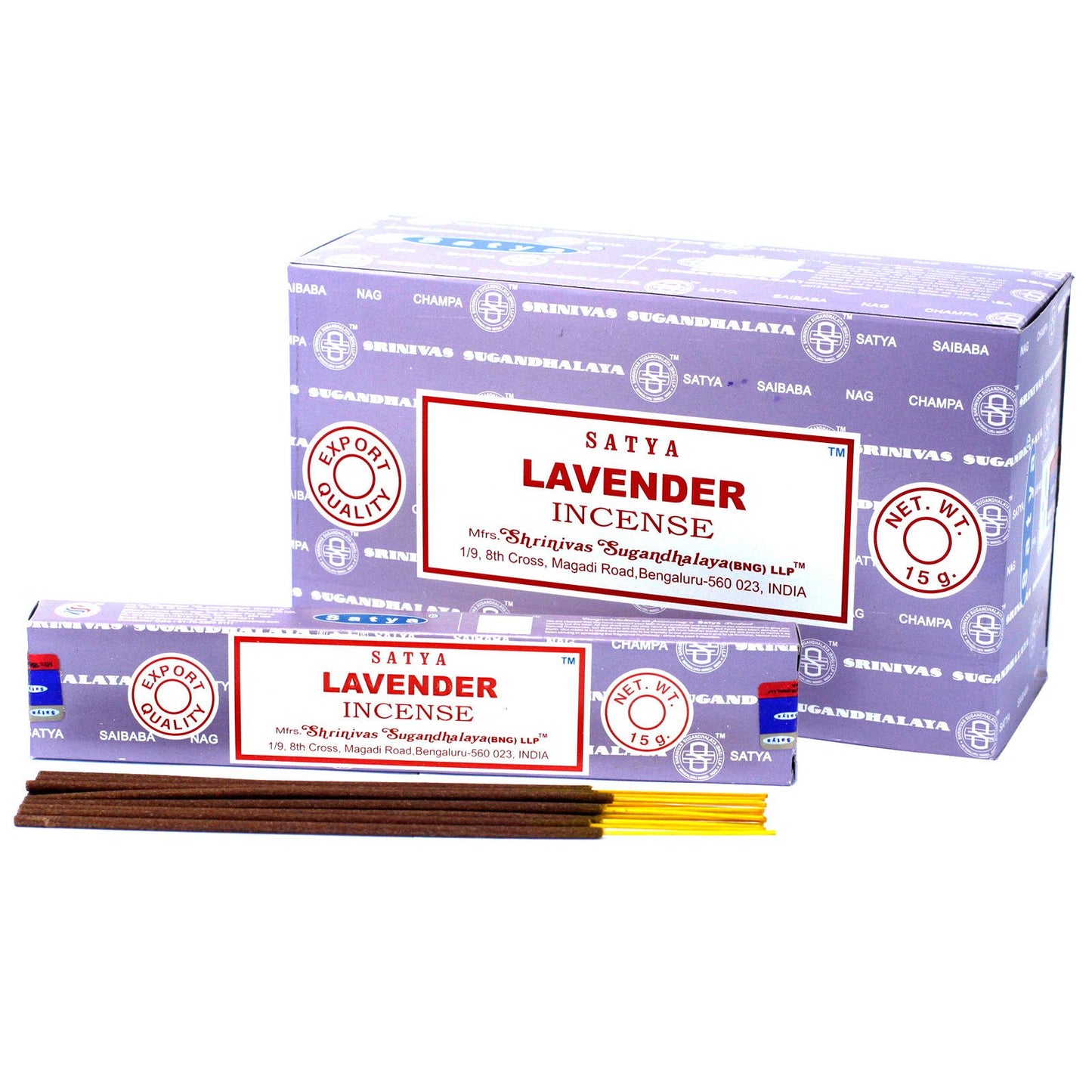 Satya Räucherstäbchen Lavendel – Beruhigender Duft für Zuhause und Meditation