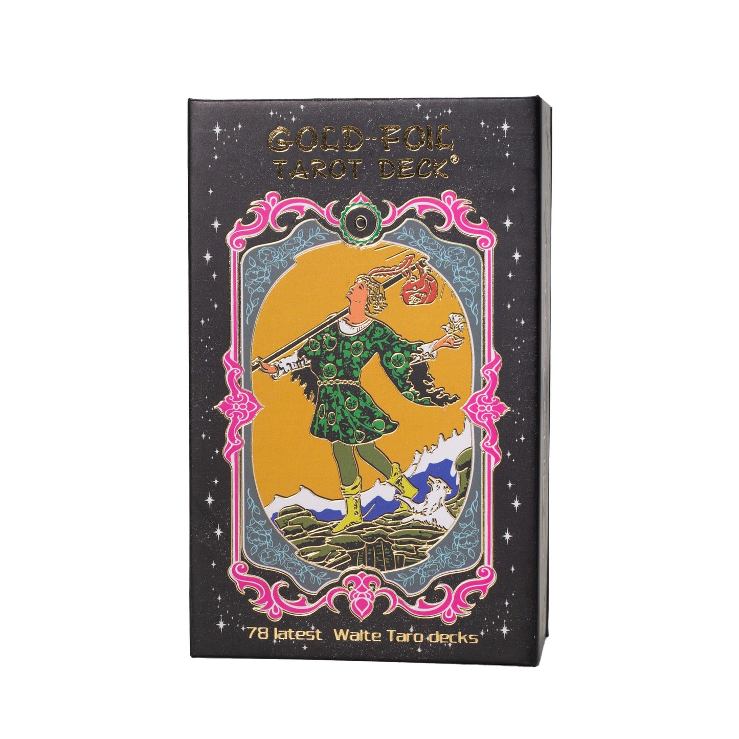 Tarotkarten-Set mit Goldfolie – inklusive Begleitheft