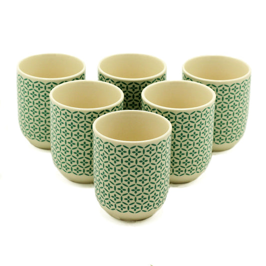 Grüne Mosaik Kräutertee-Tassen – stilvoll und funktional