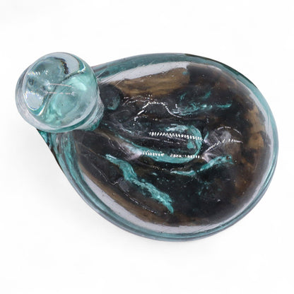 Molten Glass Duck Dekanter auf Holz mit Stopfen