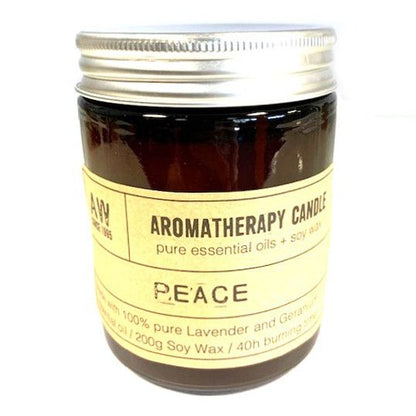 Aromatherapie Sojakerzen - Peace