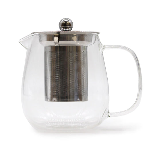 Glas-Teekanne mit integriertem Sieb – Modernes Design – 550ml