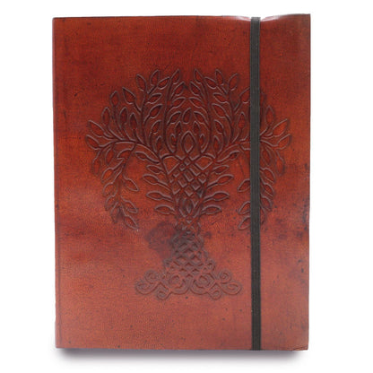 Leder-Notizbuch mit Motiv - Tree of Life