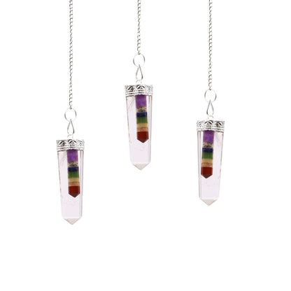 Edelstein Pendel - Seven Chakra