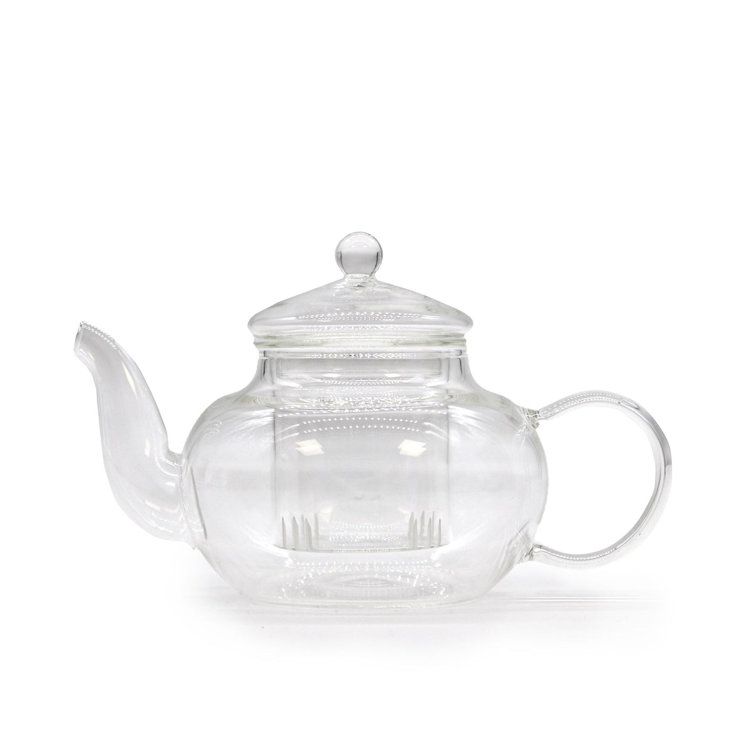 Glas-Teekanne mit Sieb – Rundes Perlen-Design – 400ml