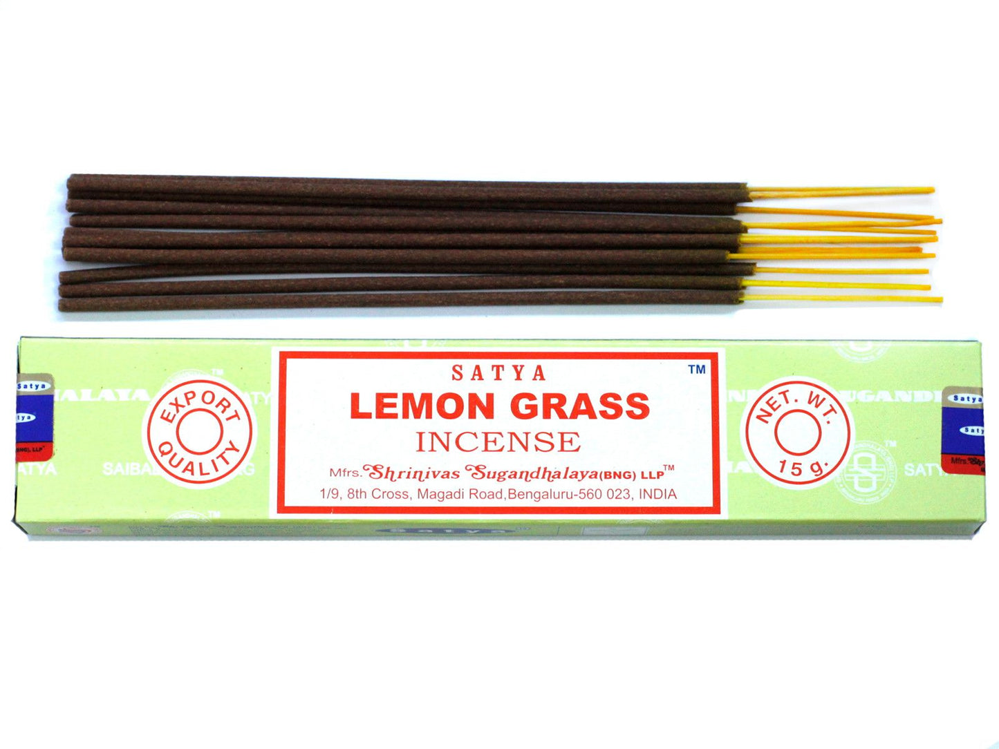 Satya Räucherstäbchen Lemongrass – Erfrischender Duft für Zuhause
