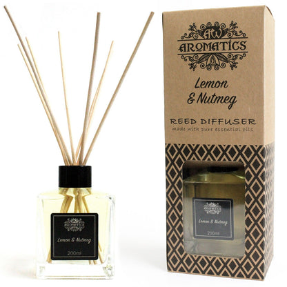 Limette & Ingwer Duftstäbchen Diffuser mit ätherischen Ölen 200ml