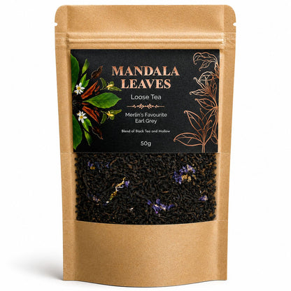50g Merlin's Favorite Earl Grey, Schwarztee