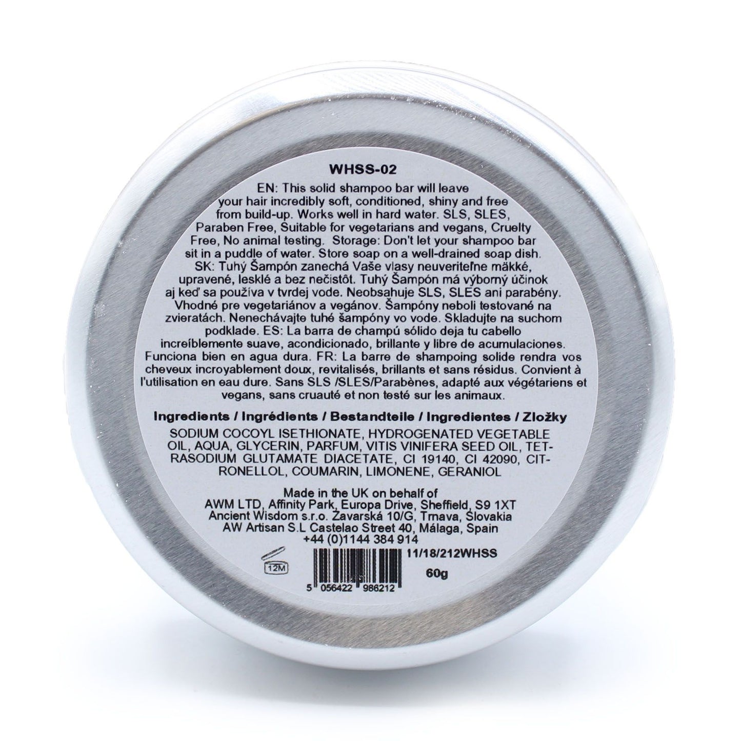 Wild Hare Festes Shampoo 60g – Aloe Vera