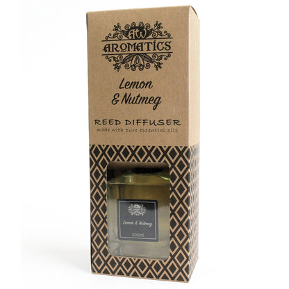 Limette & Ingwer Duftstäbchen Diffuser mit ätherischen Ölen 200ml