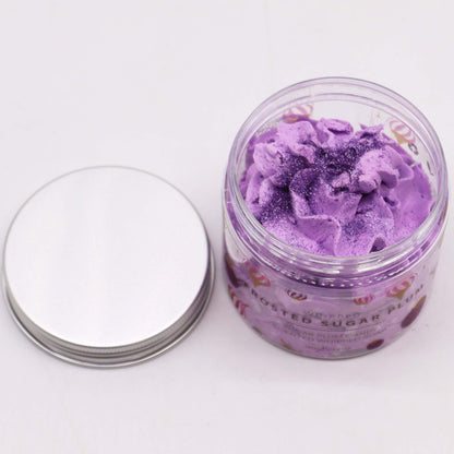 Frosted Sugar Plum Whipped Cream Seife mit Glitzereffekt