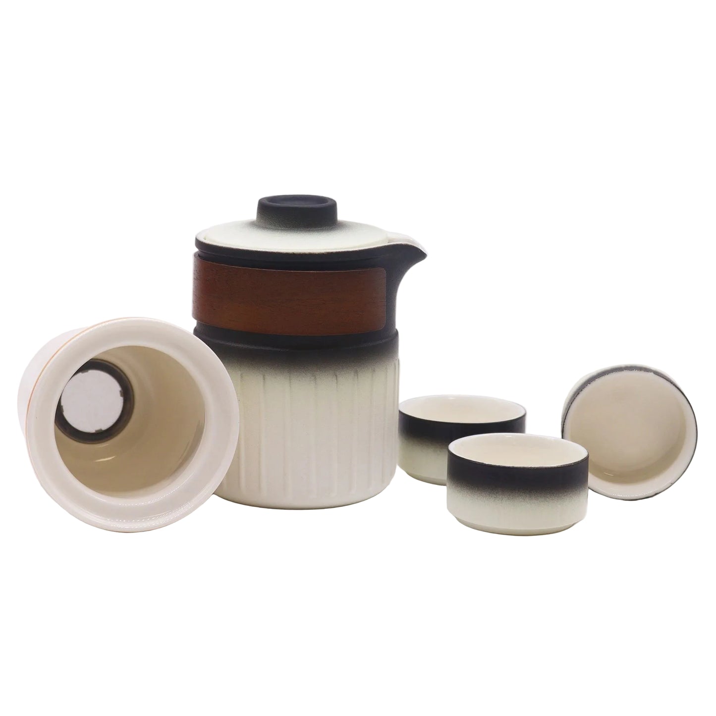 Travel Ceramic Teapot Set – Three Friends Teekanne aus Keramik für unterwegs