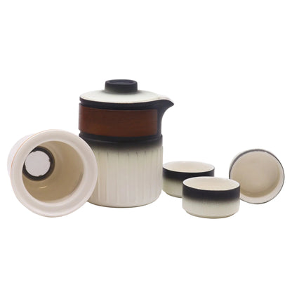 Travel Ceramic Teapot Set – Three Friends Teekanne aus Keramik für unterwegs