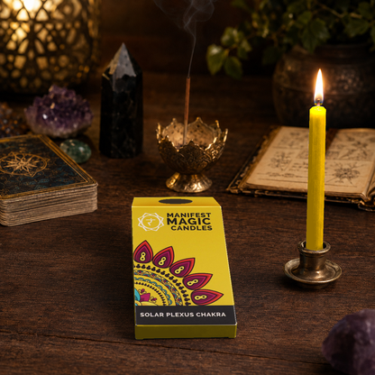 Manifest Magic Candles - Solarplexus, 12 Stück