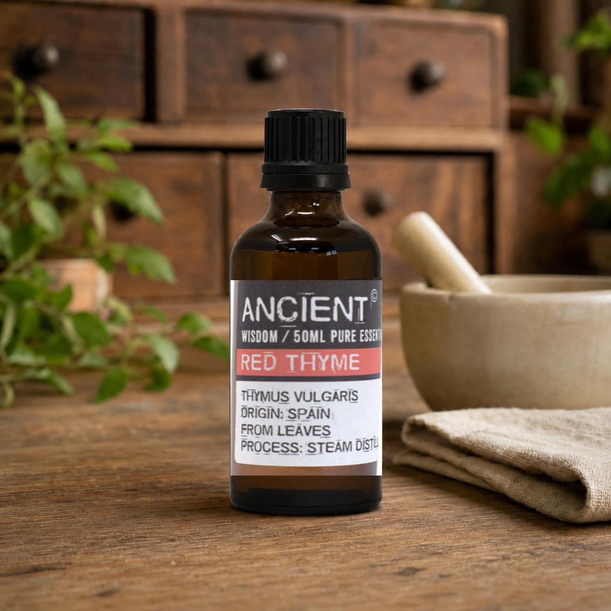 Ätherisches Öl aus rotem Thymian, 50 ml - Premium